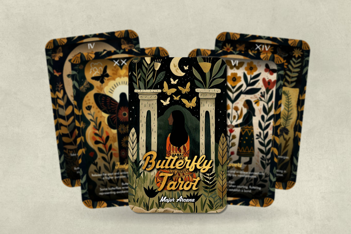 Butterfly Tarot - Major Arcana - Butterflies Inspired Tarot