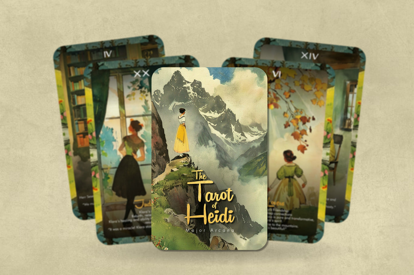 The Tarot of Heidi - Major Arcana - Tarot Deck - Fortune Telling - Divination tools - Illustrated Cards -  Inspired by the beloved classic