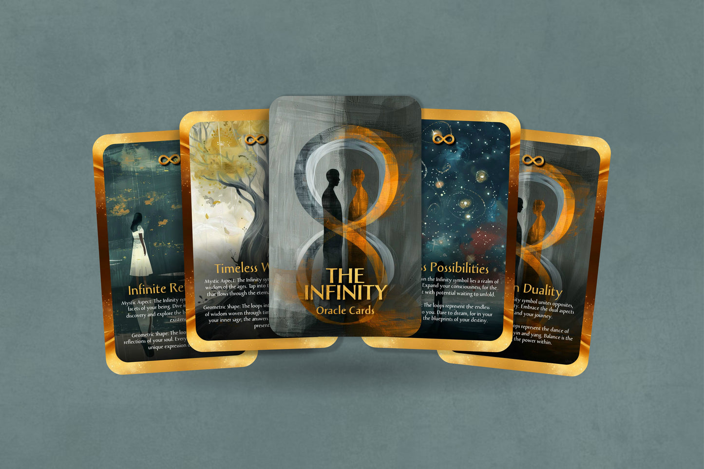 The Infinity Oracle cards - Sacred Symbol - Divination tools - The Sacred Symbols Collection