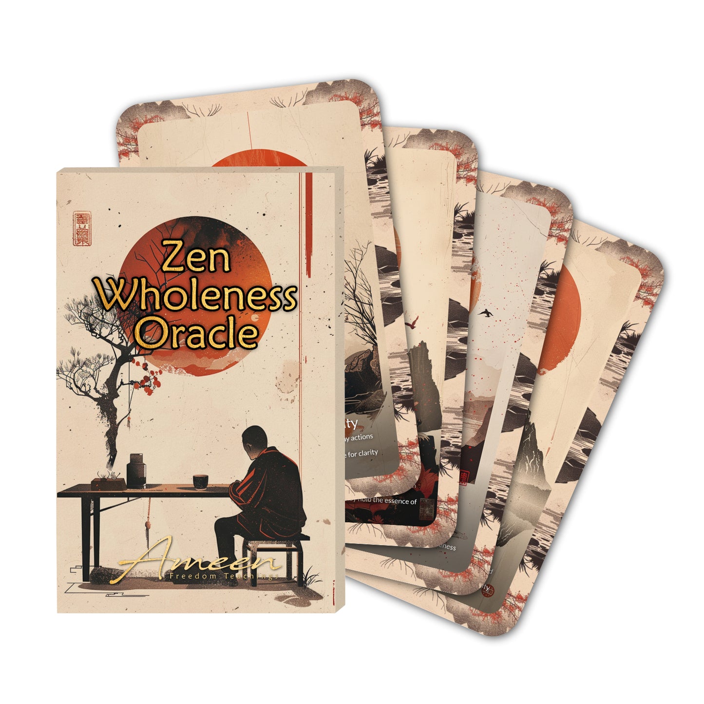 Zen Wholeness - 22 Oracle Cards - Live in Complete Harmony - Mind-Body-Spirit Integration Deck