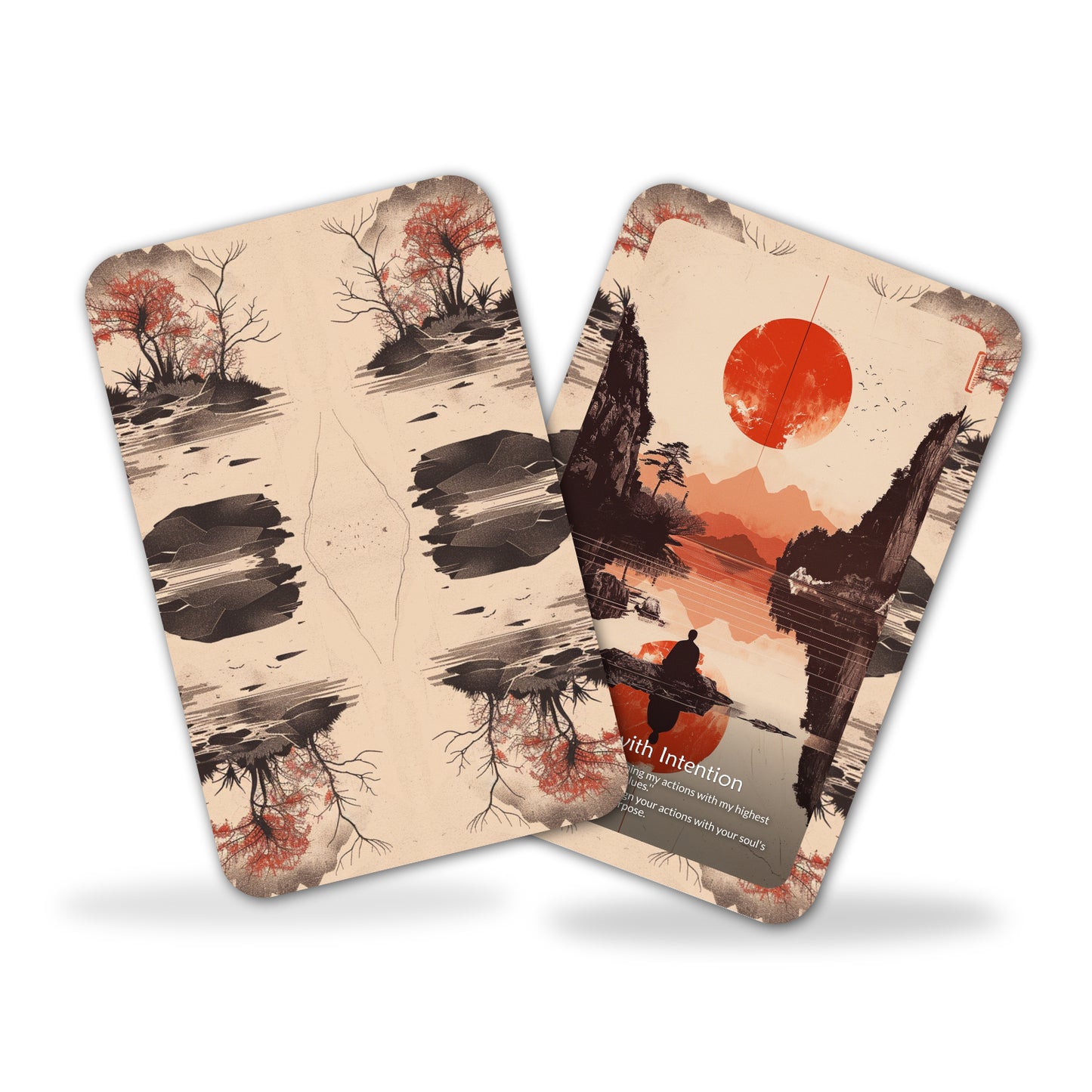 Zen Wholeness - 22 Oracle Cards - Live in Complete Harmony - Mind-Body-Spirit Integration Deck