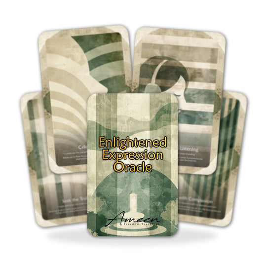 Enlightened Expression - 22 Oracle Cards - Speak Your Truth with Clarity - Authentic Voice Deck