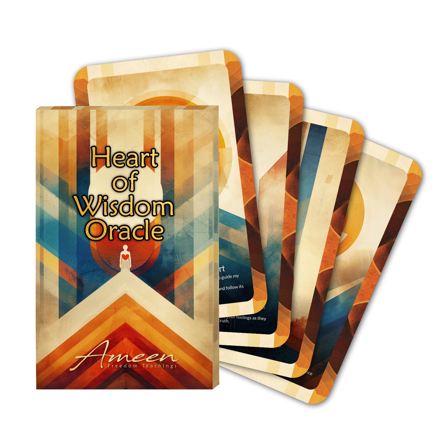 Heart of Wisdom - 22 Oracle Cards - Listen to the Wisdom of the Heart - Intuitive Wisdom Deck