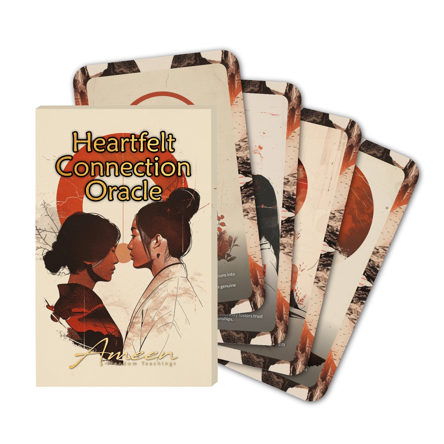 Heartfelt Connection - 22 Oracle Cards - Deepen Your Relationships - Emotional Wisdom Deck