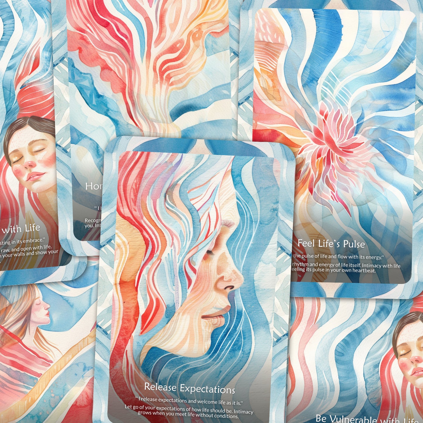 Intimacy with Life - 22 Oracle Cards - Live with Deep Connection - Mindful Living Deck