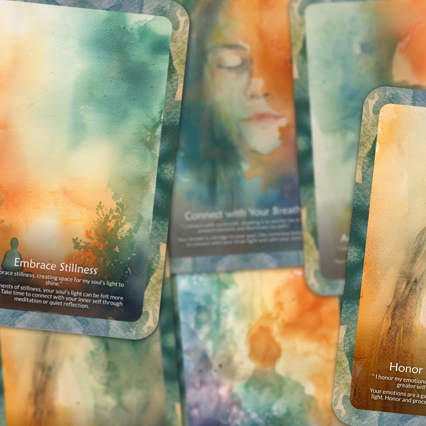 Light of the Soul - 22 Oracle Cards - Illuminate Your True Essence - Soul Alignment Deck