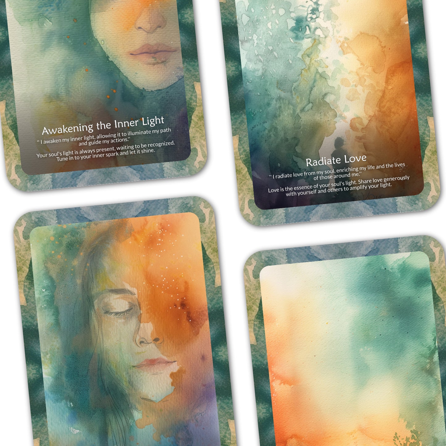 Light of the Soul - 22 Oracle Cards - Illuminate Your True Essence - Soul Alignment Deck