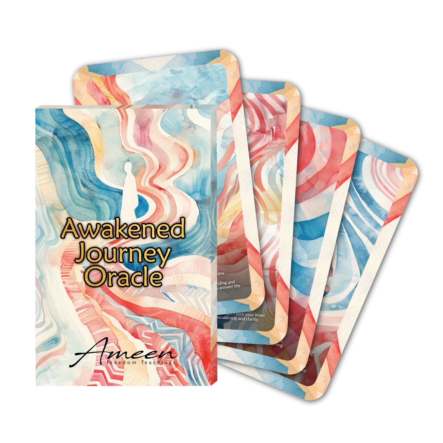 Awakened Journey - 22 Oracle Cards - Navigate Your Spiritual Path - Insightful Guidance Deck