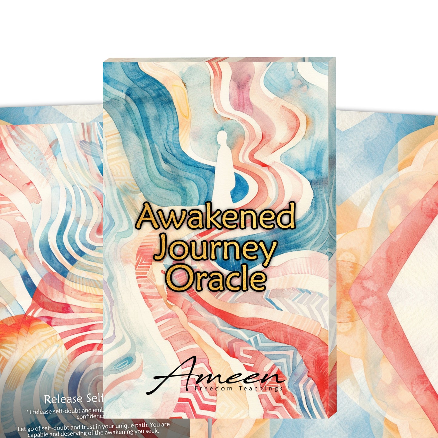 Awakened Journey - 22 Oracle Cards - Navigate Your Spiritual Path - Insightful Guidance Deck