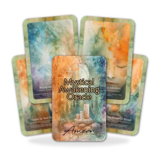 Mystical Awakening - 22 Oracle Cards - Connect with Hidden Truths - Spiritual Revelation Deck