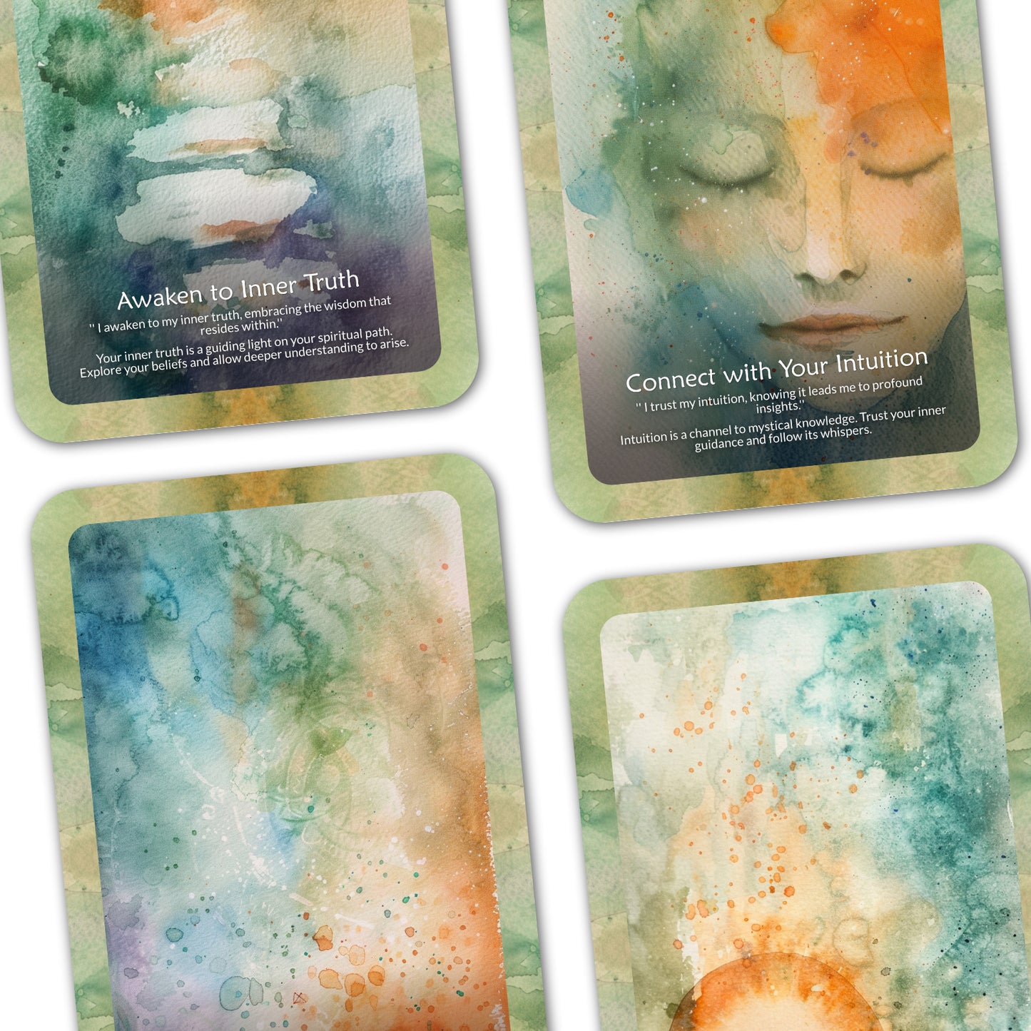 Mystical Awakening - 22 Oracle Cards - Connect with Hidden Truths - Spiritual Revelation Deck