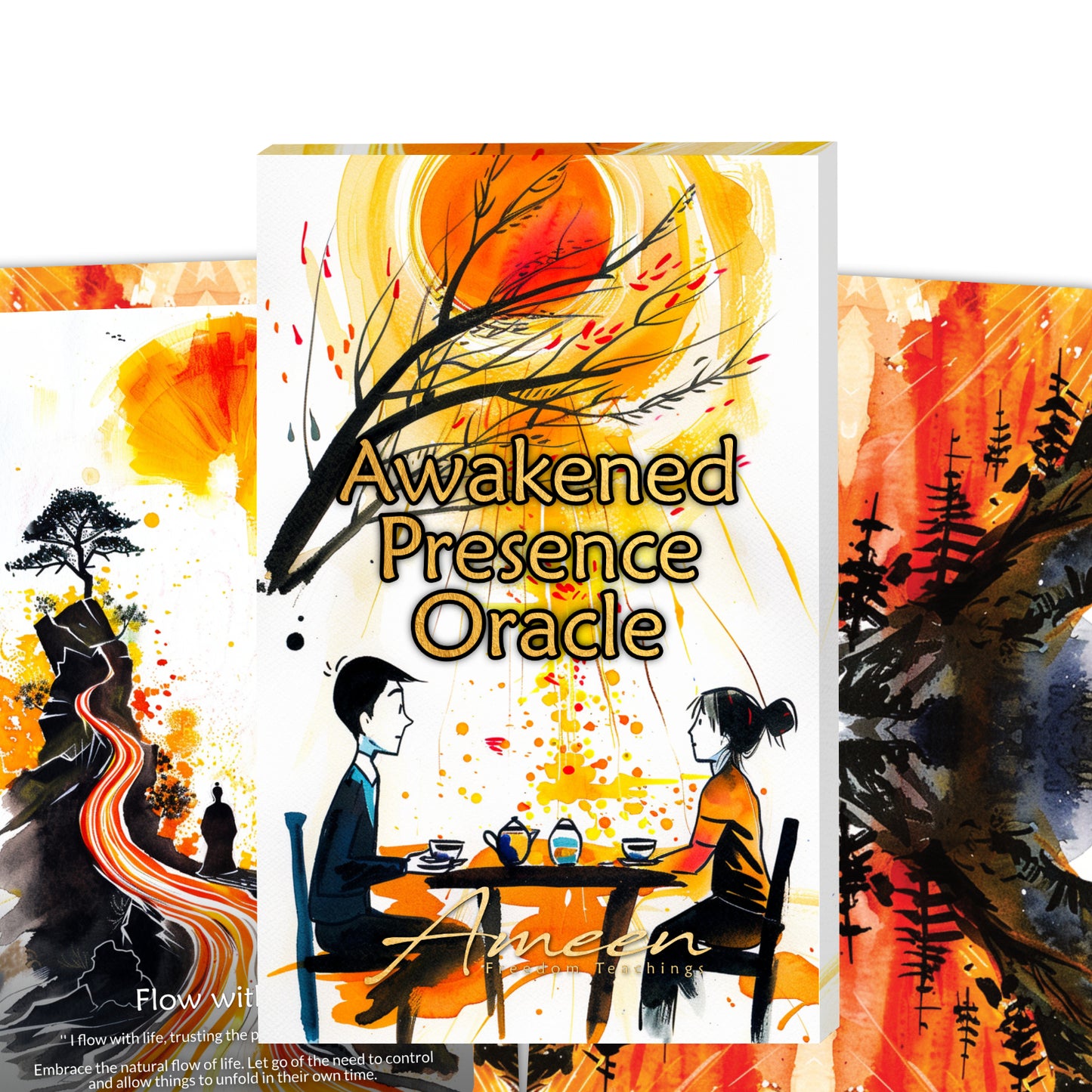 Awakened Presence - 22 Oracle Cards - Embrace the Now - Meditation and Mindfulness Tool