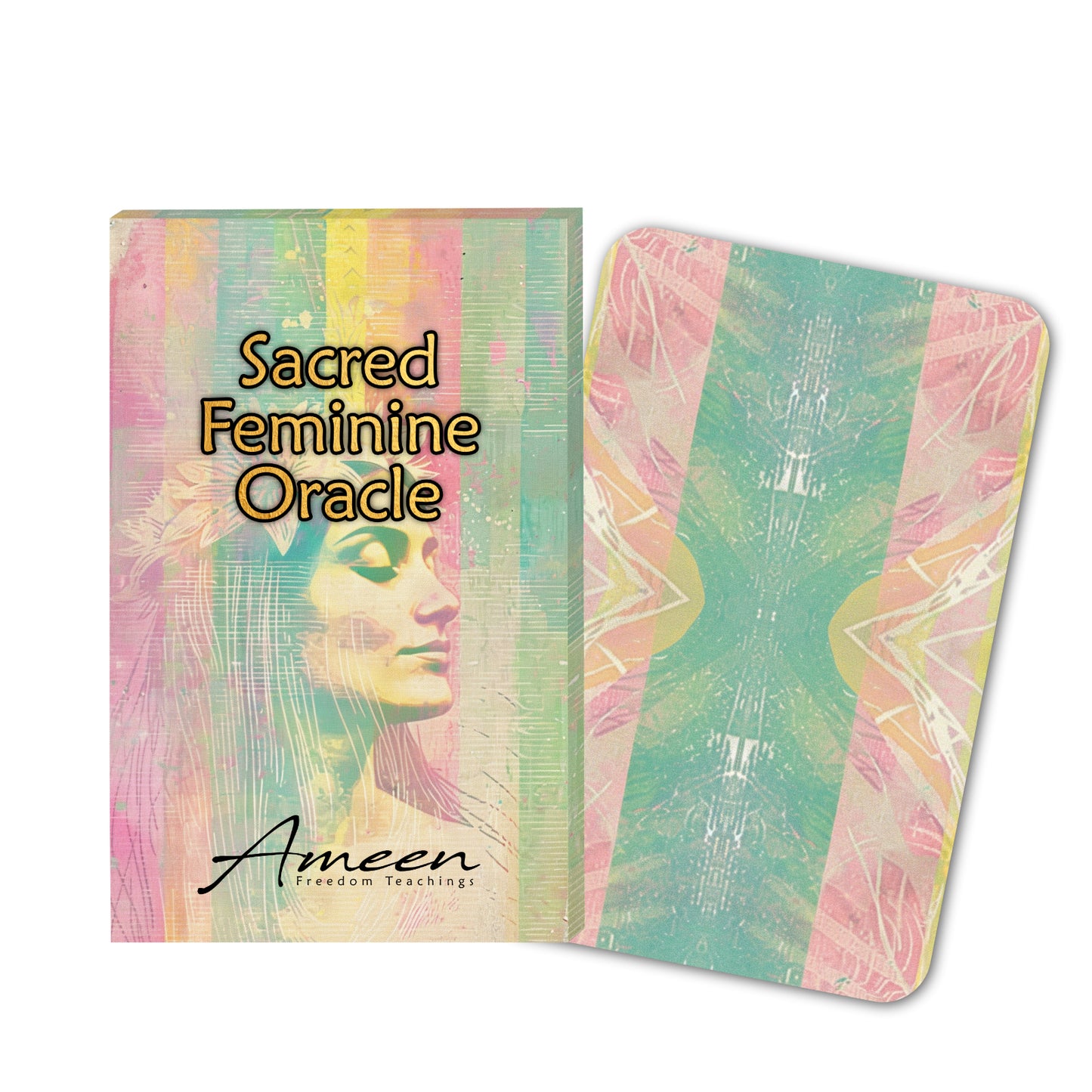 Sacred Feminine - 22 Oracle Cards - Embody the Divine Feminine Energy - Empowerment and Balance Deck