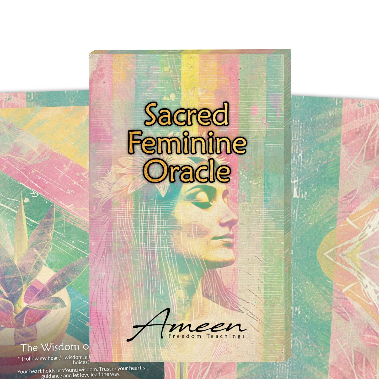 Sacred Feminine - 22 Oracle Cards - Embody the Divine Feminine Energy - Empowerment and Balance Deck