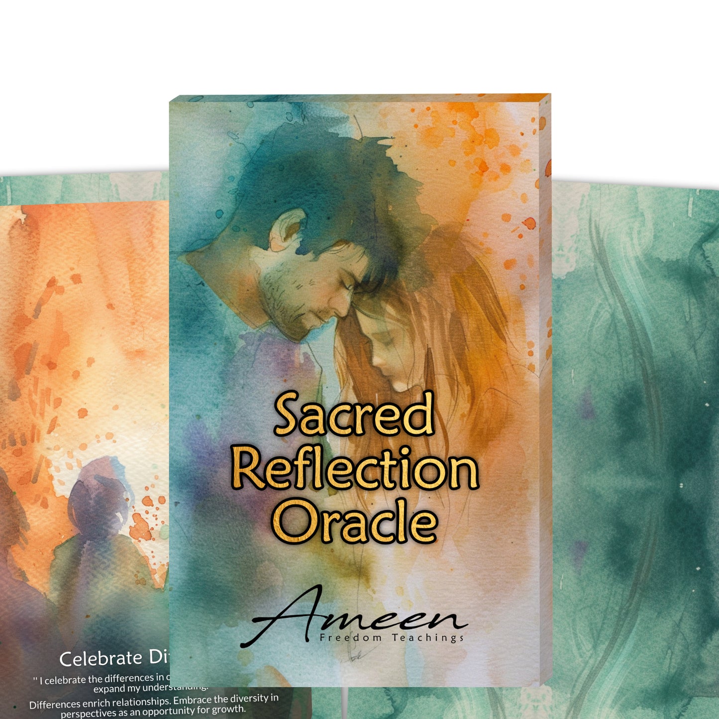 Sacred Reflection - 22 Oracle Cards - Mirror Your Inner Truth - Self-Discovery and Clarity Deck