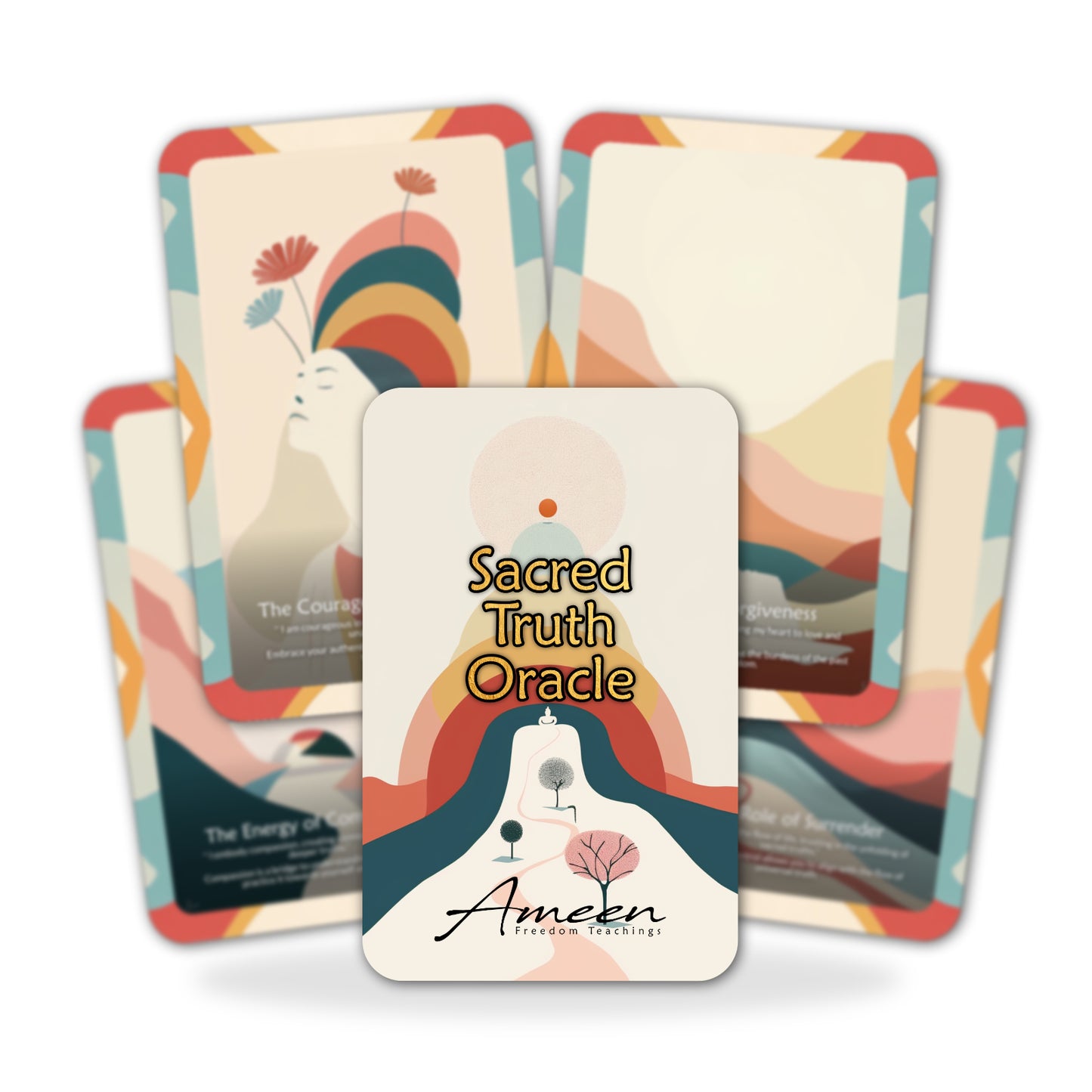 Sacred Truth - 22 Oracle Cards - Unlock Your Spiritual Wisdom - Truth and Insight Deck