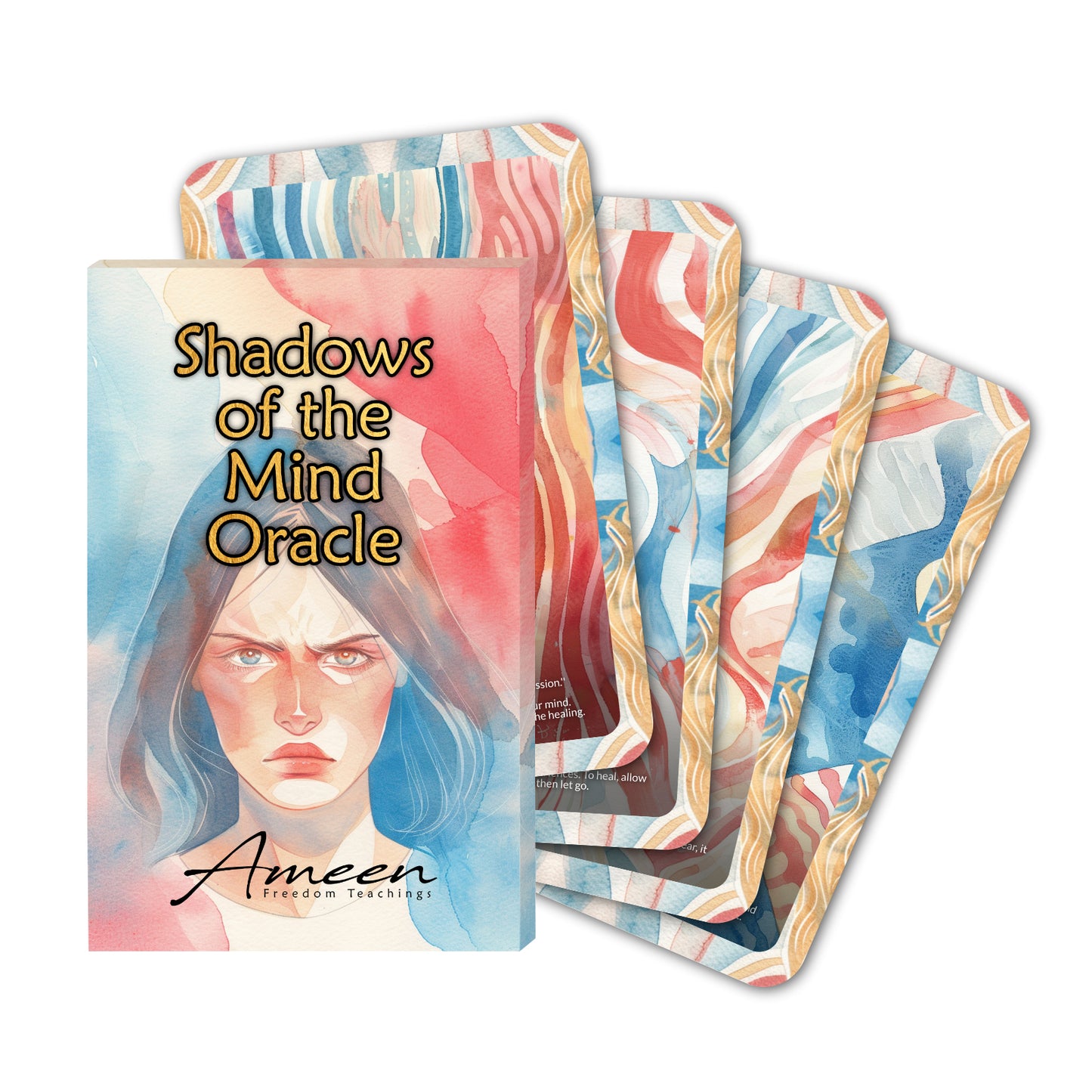 Shadows of the Mind - 22 Oracle Cards - Confront and Heal Inner Darkness - Healing and Awareness Deck