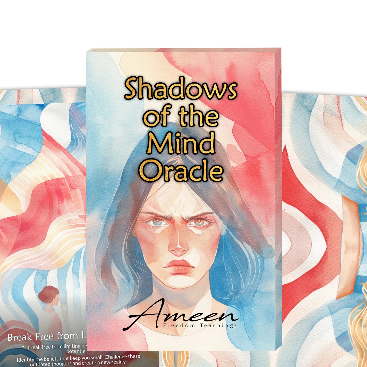 Shadows of the Mind - 22 Oracle Cards - Confront and Heal Inner Darkness - Healing and Awareness Deck