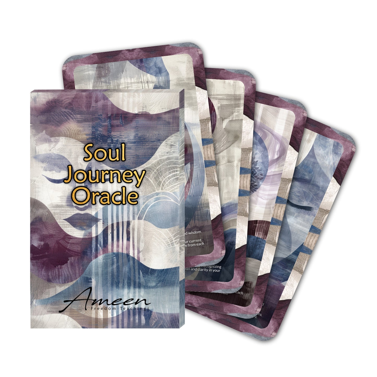 Soul Journey - 22 Oracle Cards - Navigate Your Path of Spiritual Growth - Guidance and Transformation Deck