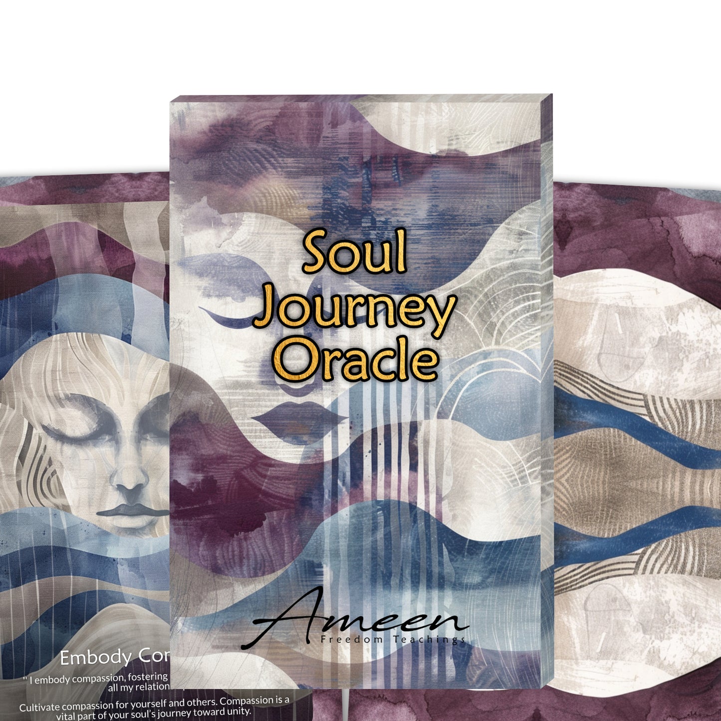 Soul Journey - 22 Oracle Cards - Navigate Your Path of Spiritual Growth - Guidance and Transformation Deck