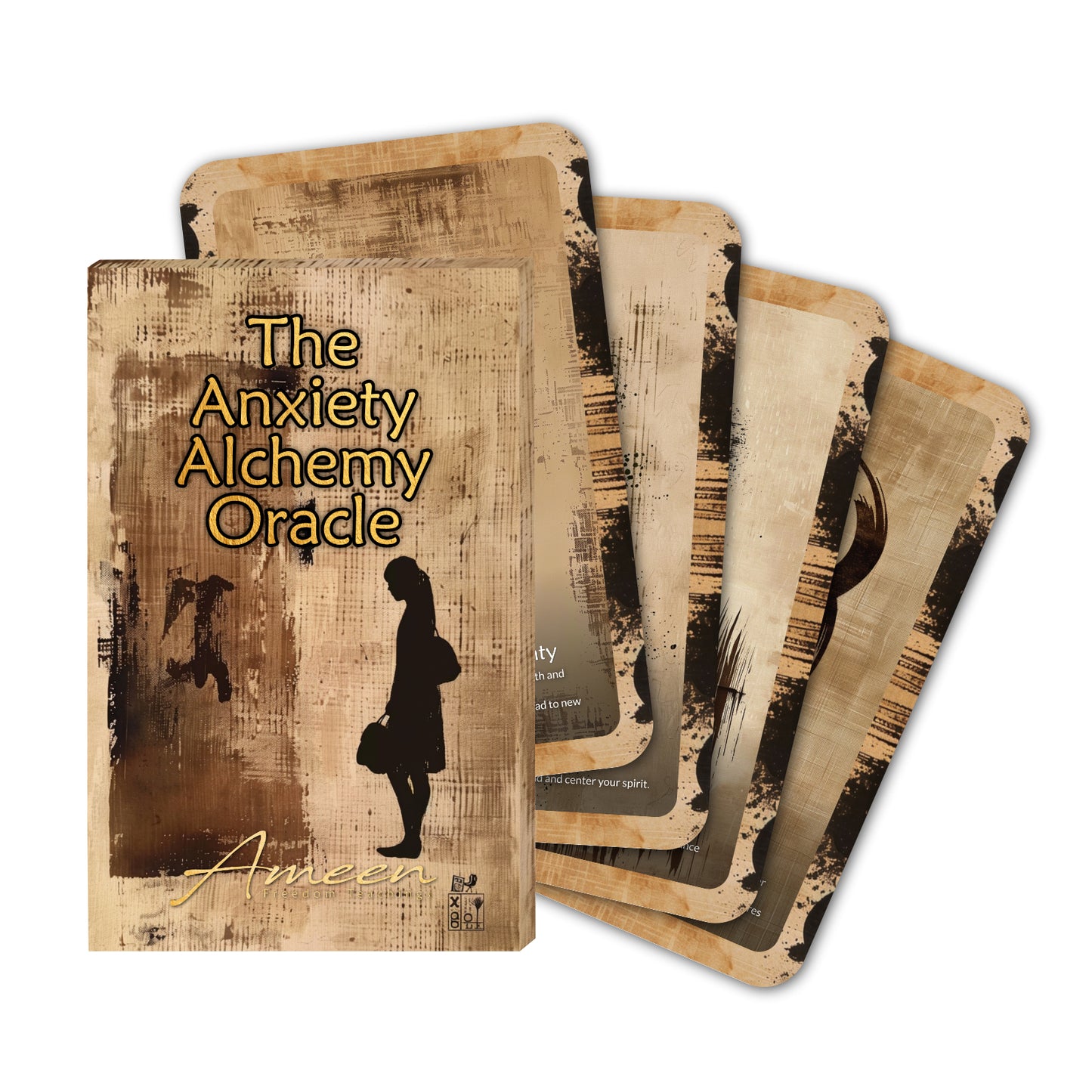 The Anxiety Alchemy - 22 Oracle Cards - Transform Anxiety into Inner Peace - Healing and Empowerment Deck