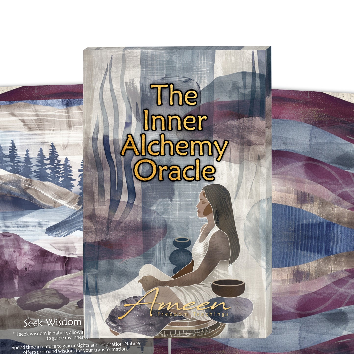 The Inner Alchemy - 22 Oracle Cards - Transform Your Inner World - Self-Transformation and Healing Deck