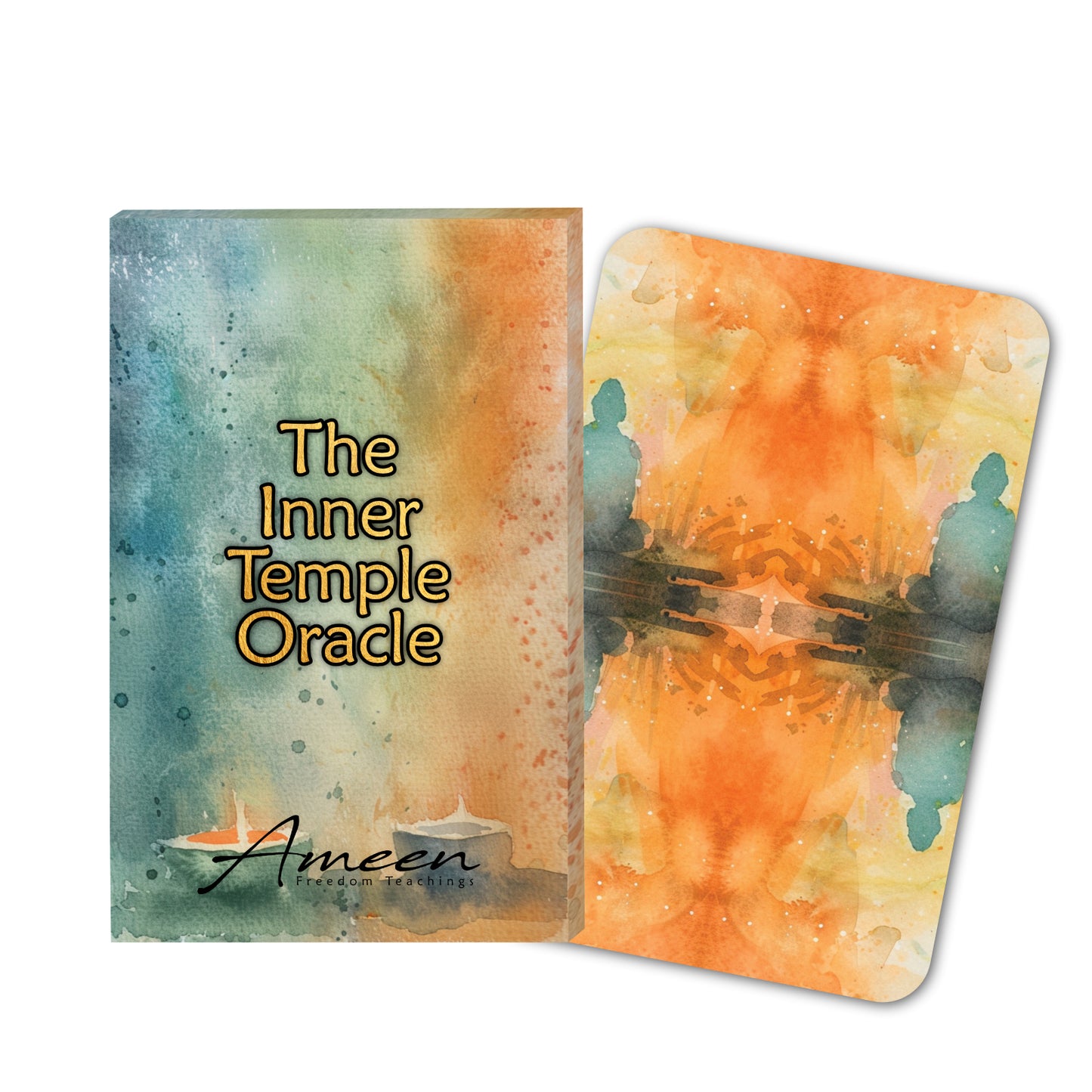 The Inner Temple - 22 Oracle Cards - Awaken Your Sacred Space Within - Meditation and Clarity Deck