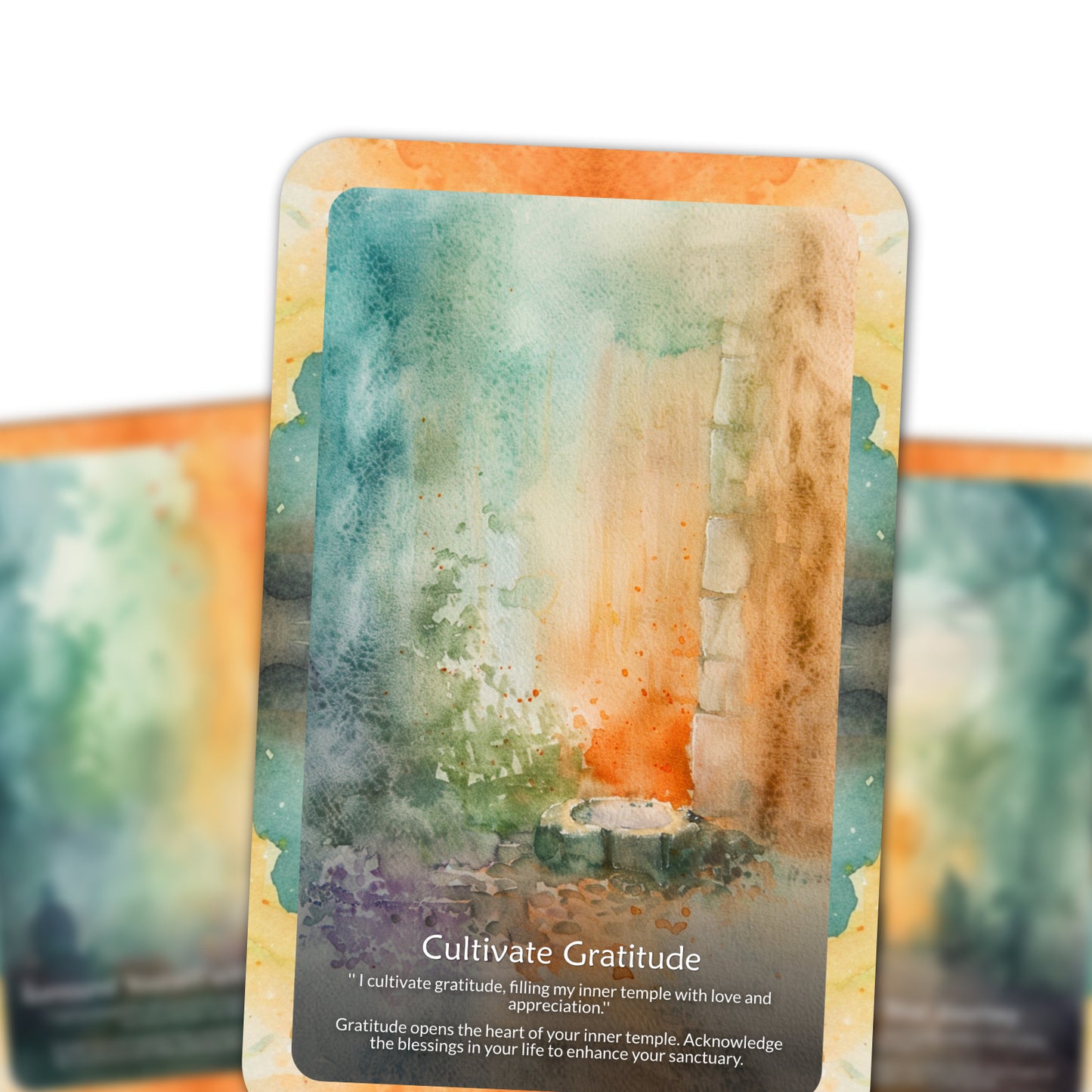 The Inner Temple - 22 Oracle Cards - Awaken Your Sacred Space Within - Meditation and Clarity Deck