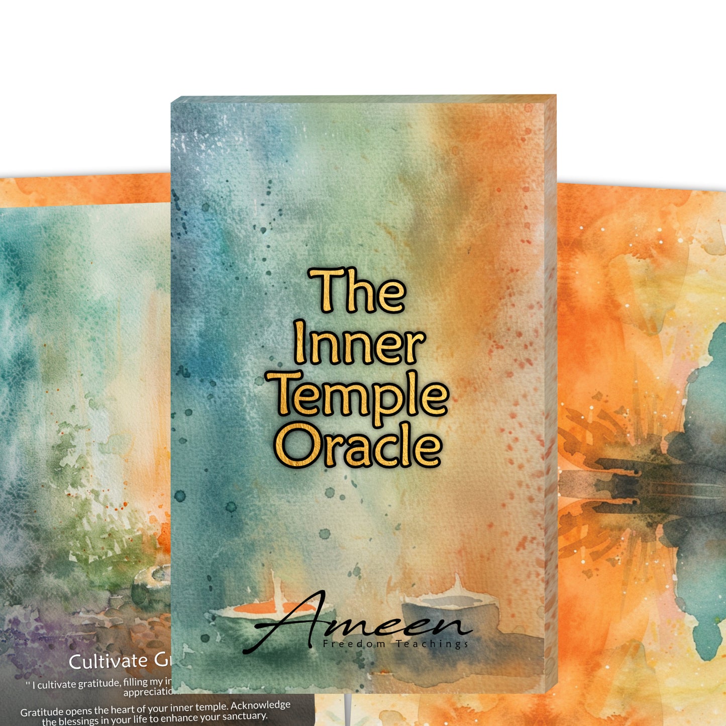 The Inner Temple - 22 Oracle Cards - Awaken Your Sacred Space Within - Meditation and Clarity Deck