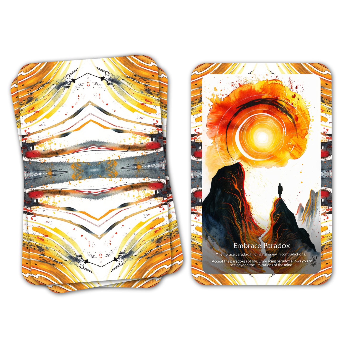 The Nondual Mind - 22 Oracle Cards - Embrace Unity and Oneness - Spiritual Unity Deck