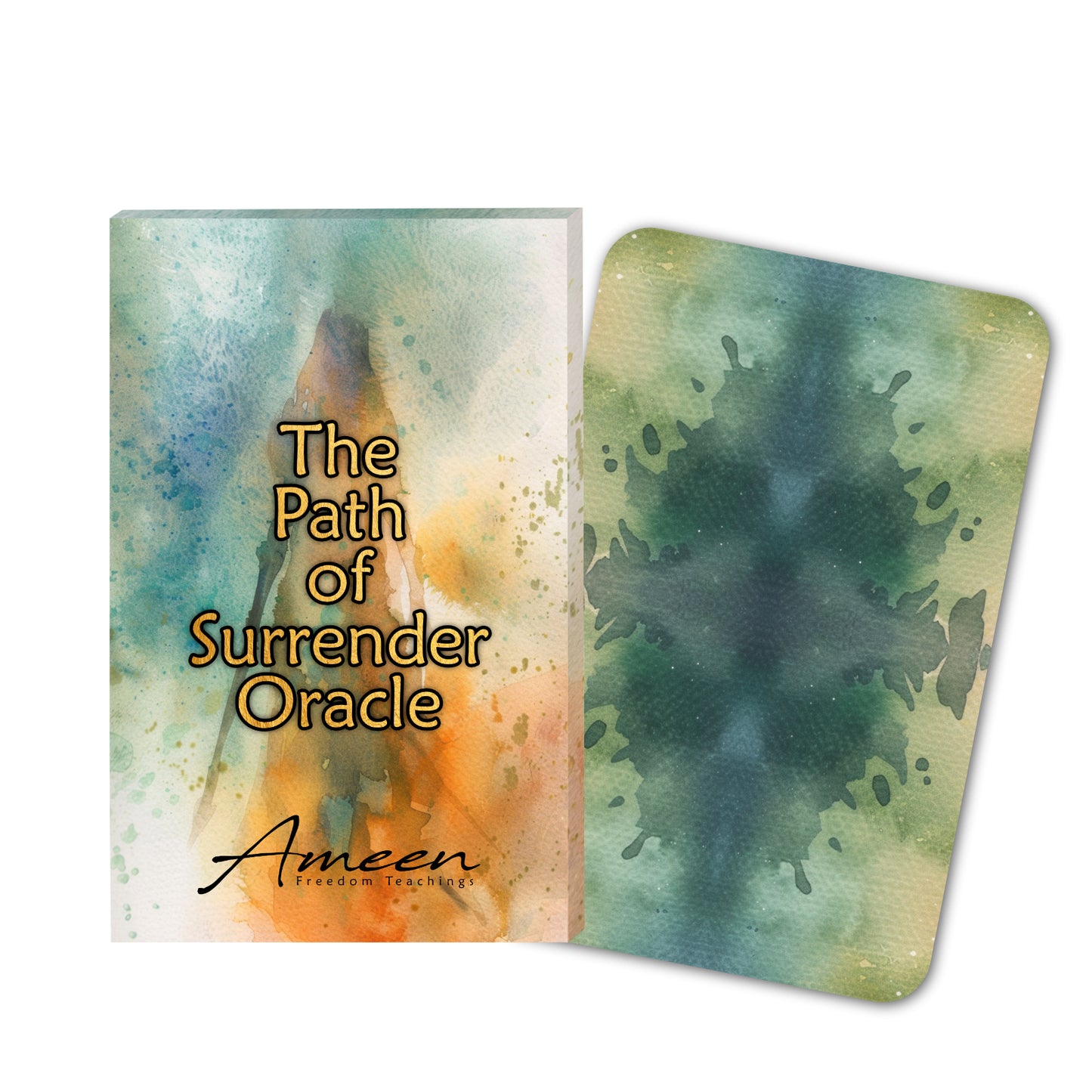 The Path of Surrender - 22 Oracle Cards - Let Go and Trust the Divine Process - Trust and Transformation Deck