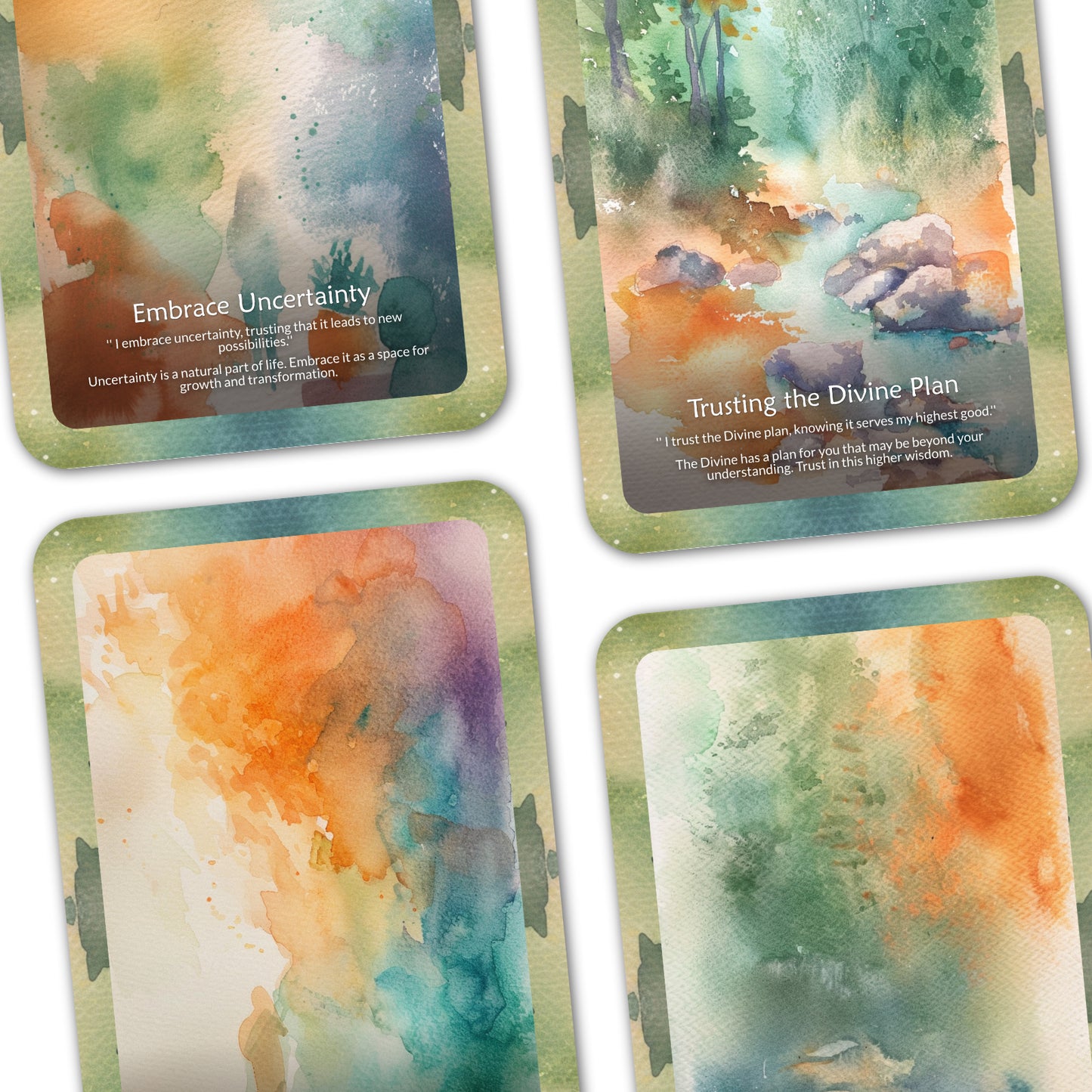 The Path of Surrender - 22 Oracle Cards - Let Go and Trust the Divine Process - Trust and Transformation Deck