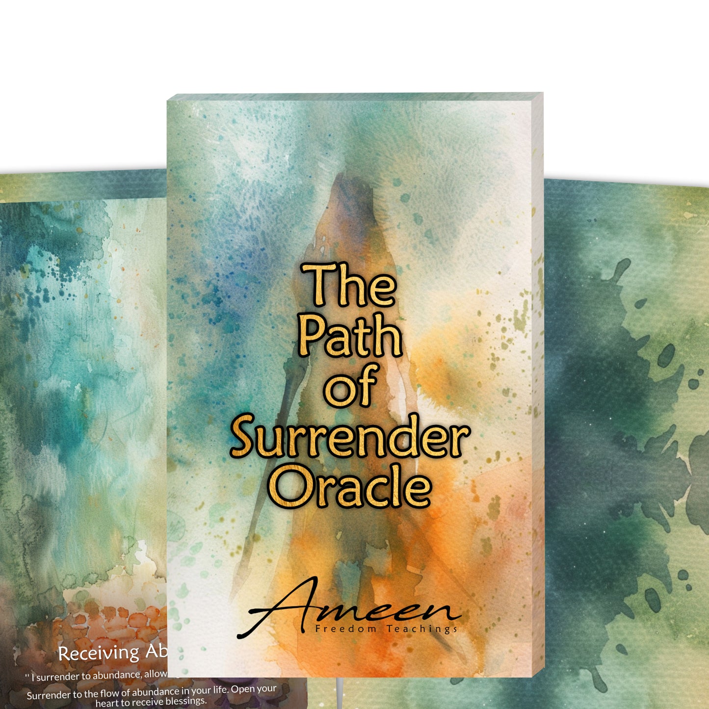 The Path of Surrender - 22 Oracle Cards - Let Go and Trust the Divine Process - Trust and Transformation Deck