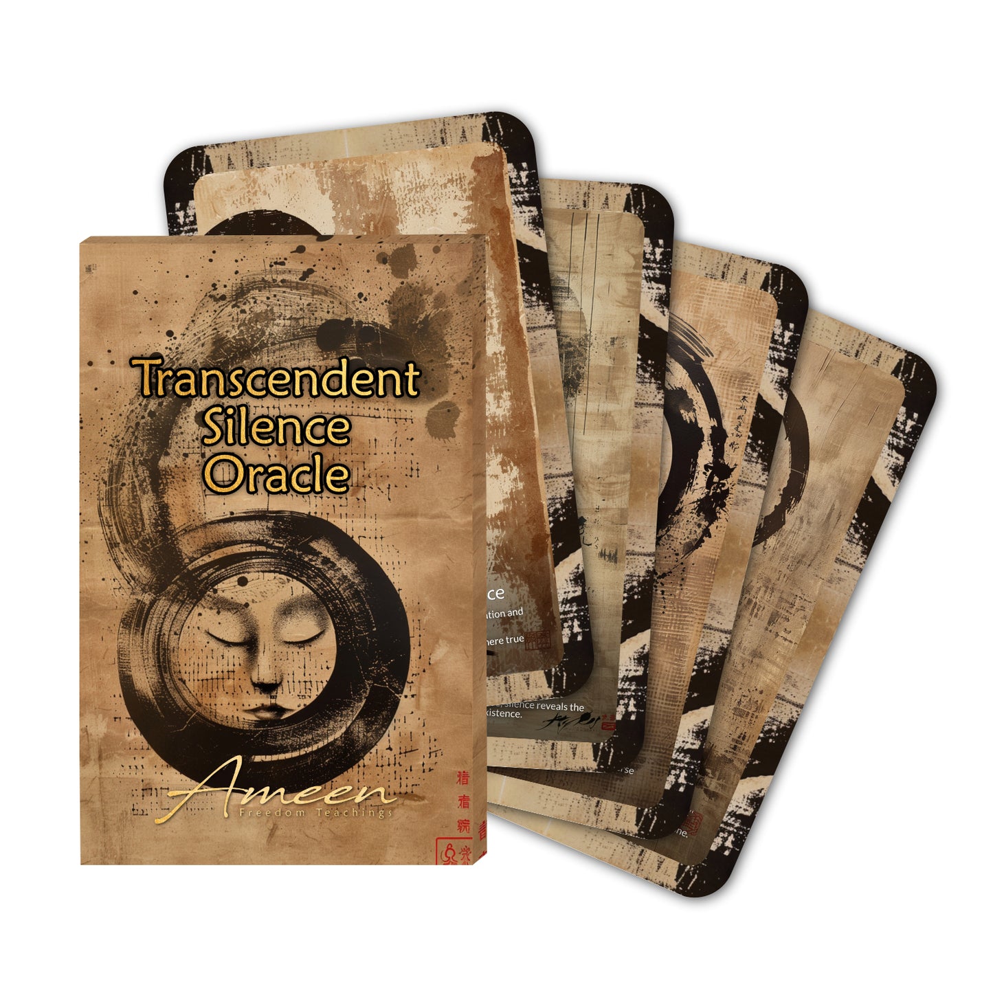 Transcendent Silence - 22 Oracle Cards - Find Peace in Stillness - Meditation and Mindfulness Deck