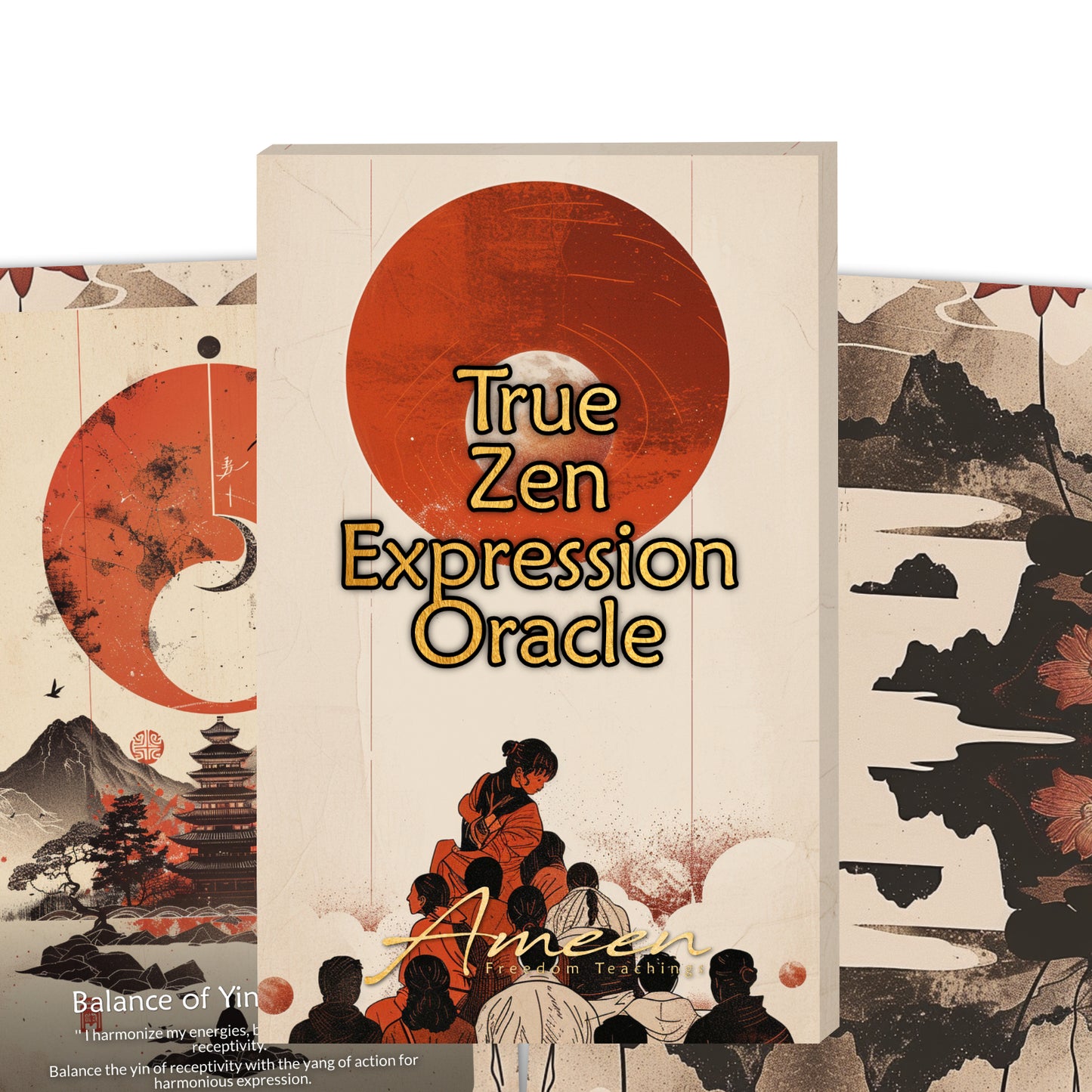 True Zen Expression - 22 Oracle Cards - Embrace the Peace of the Present - Zen and Mindfulness Deck