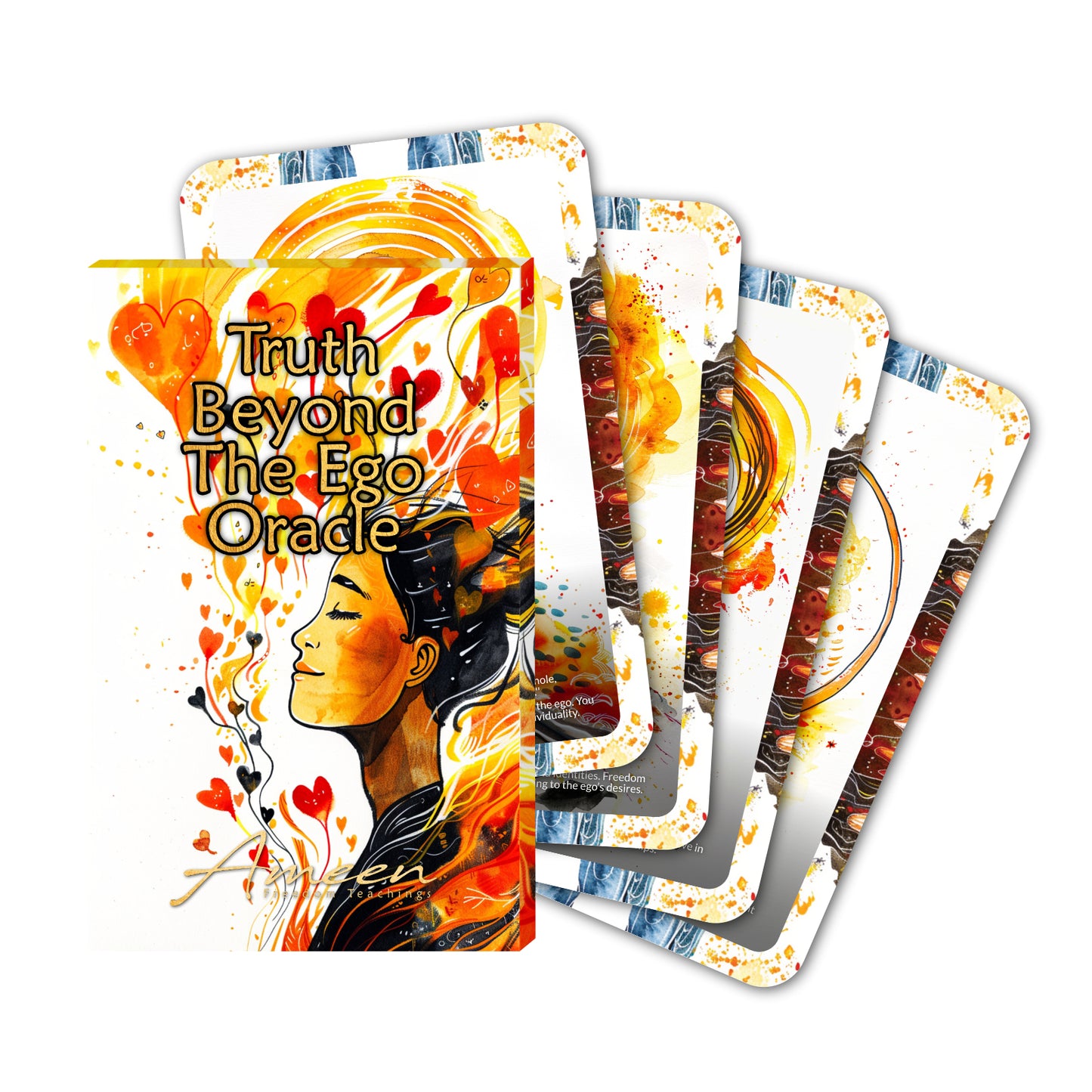 Truth Beyond the Ego - 22 Oracle Cards - See Through the Illusions of the Min - Spiritual Clarity Deck