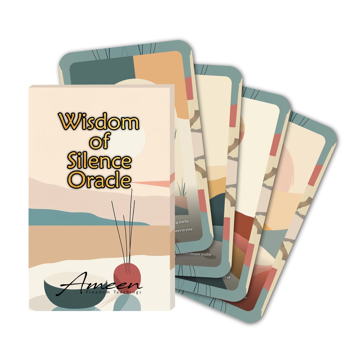 Wisdom of Silence - 22 Oracle Cards - Find Clarity in Quietude - Meditation and Insight Deck