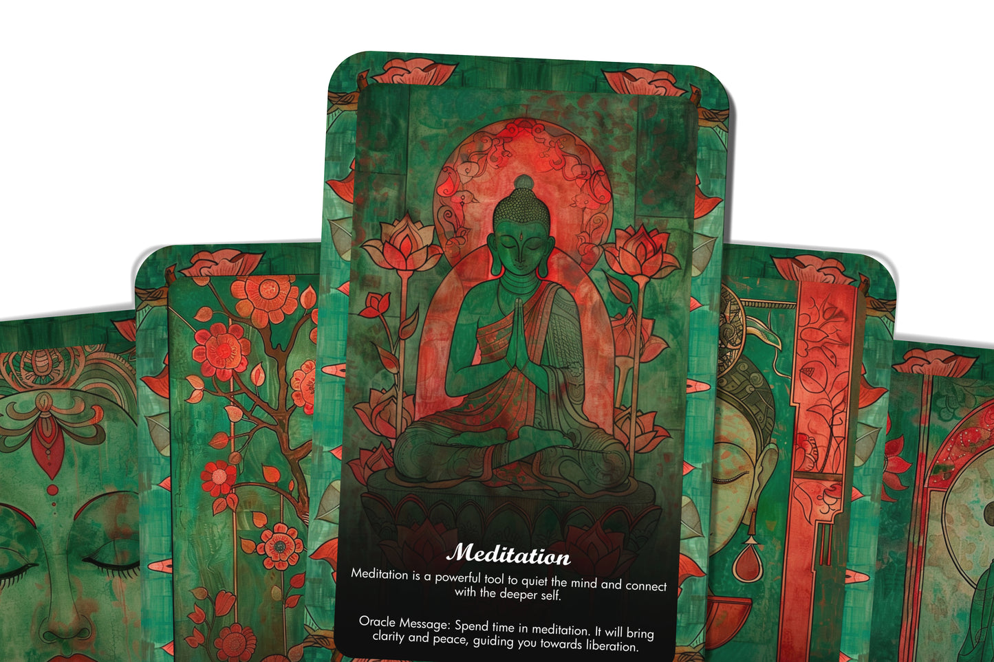 Moksha - Spiritual Liberation - Oracle cards - A unique spiritual journey - Guiding souls towards liberation and ultimate enlightenment.