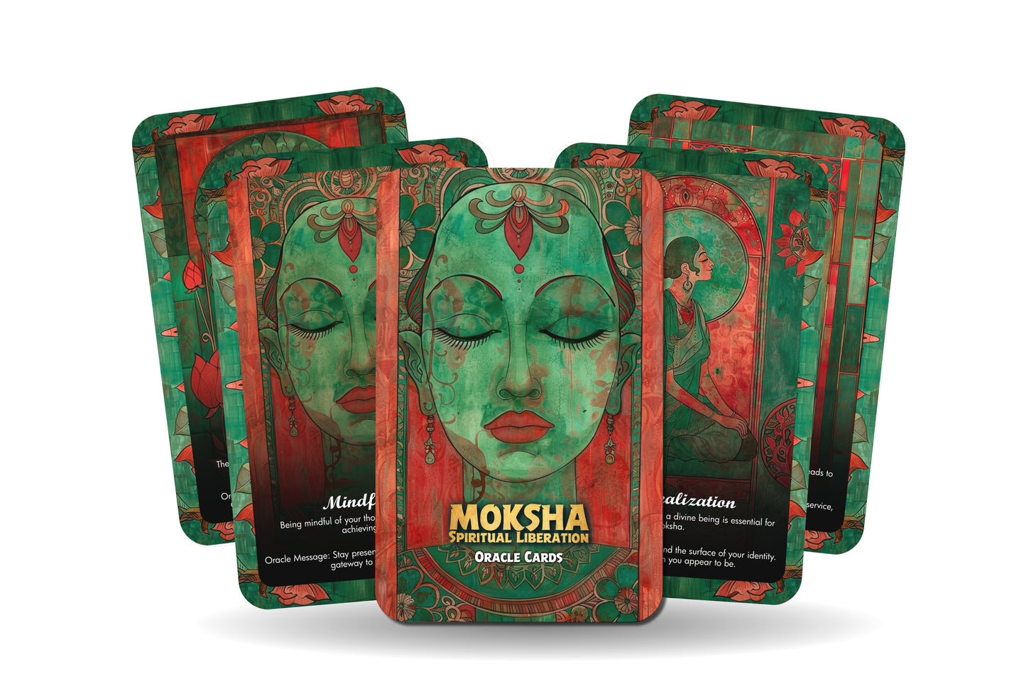 Moksha - Spiritual Liberation - Oracle cards - A unique spiritual journey - Guiding souls towards liberation and ultimate enlightenment.