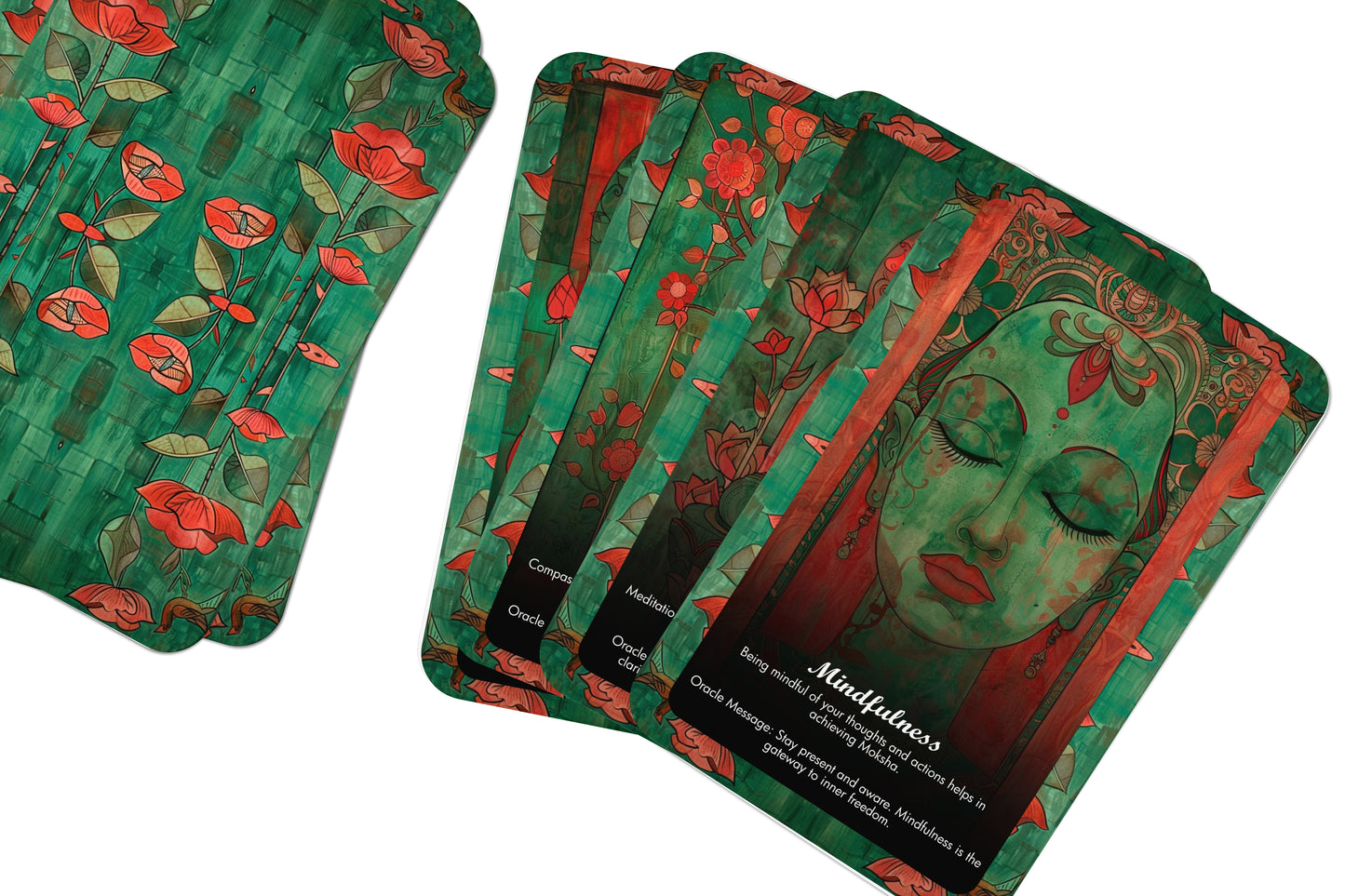 Moksha - Spiritual Liberation - Oracle cards - A unique spiritual journey - Guiding souls towards liberation and ultimate enlightenment.