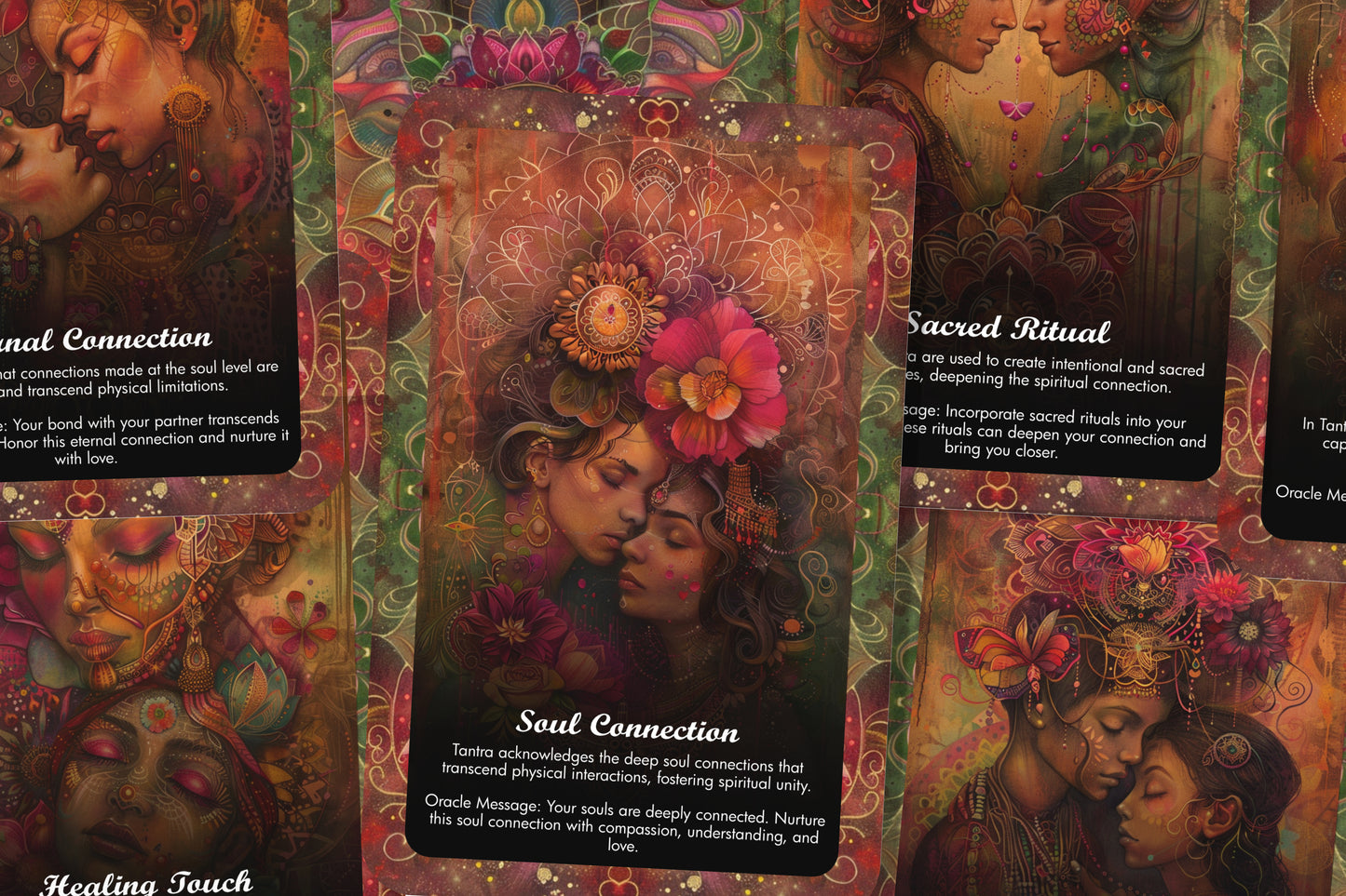 Tantra - The Path of Sacred Love - Oracle Cards - A unique spiritual journey - Delving into ancient practices, unlocking profound wisdom and transformative power.