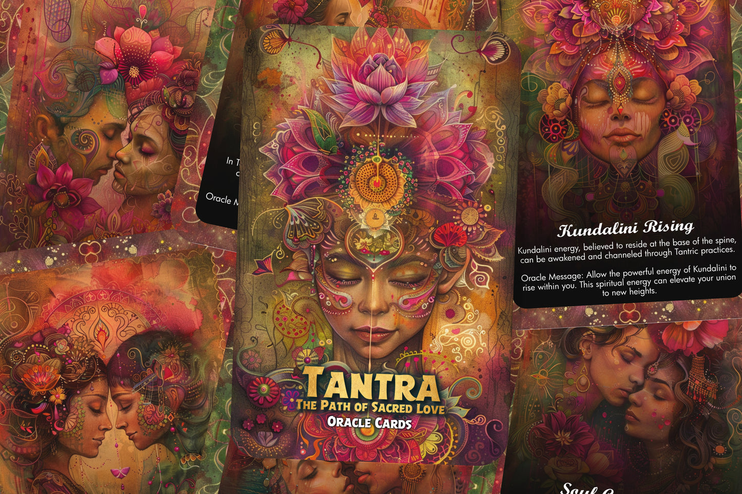 Tantra - The Path of Sacred Love - Oracle Cards - A unique spiritual journey - Delving into ancient practices, unlocking profound wisdom and transformative power.