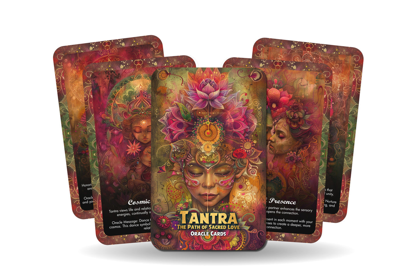 Tantra - The Path of Sacred Love - Oracle Cards - A unique spiritual journey - Delving into ancient practices, unlocking profound wisdom and transformative power.