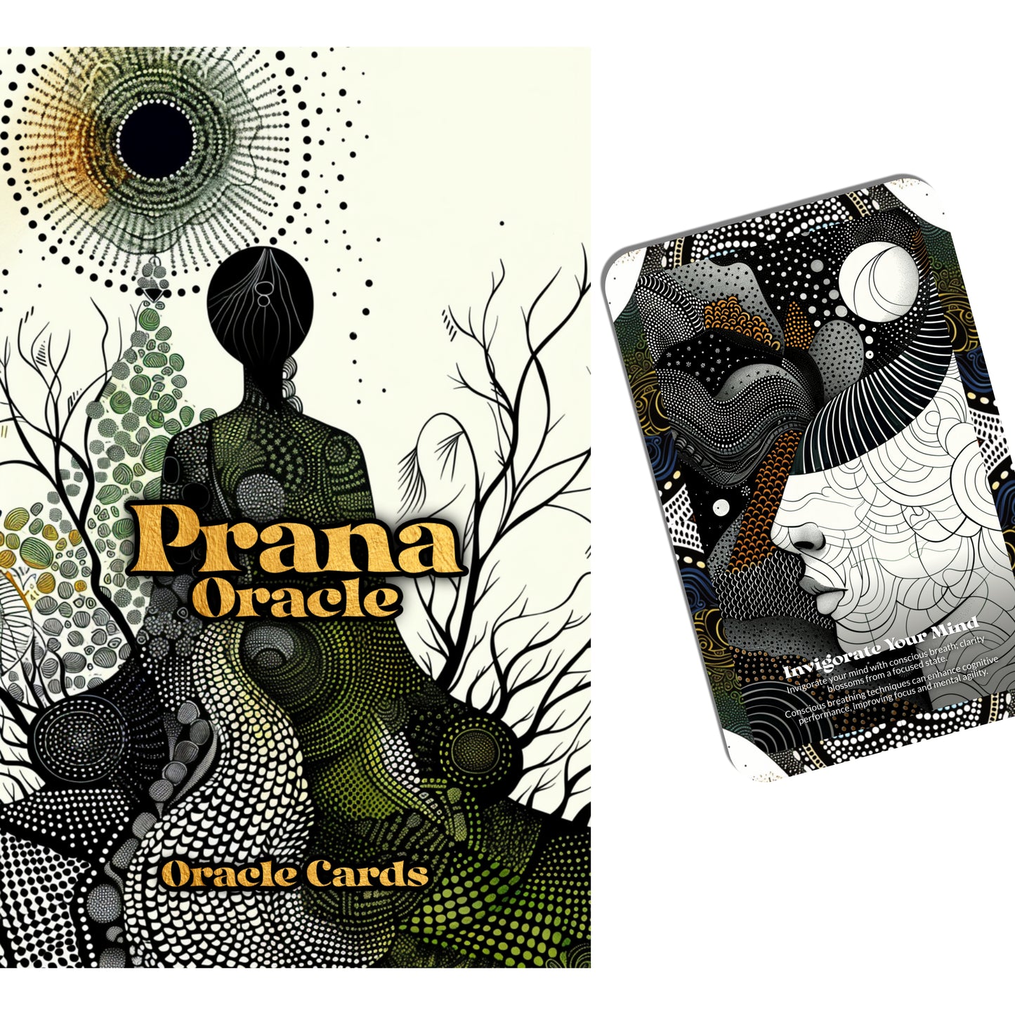 Prana Oracle - 22 Oracle Cards - Harnessing life force energy - By Symbolika - Vision Cards - Divination Tool