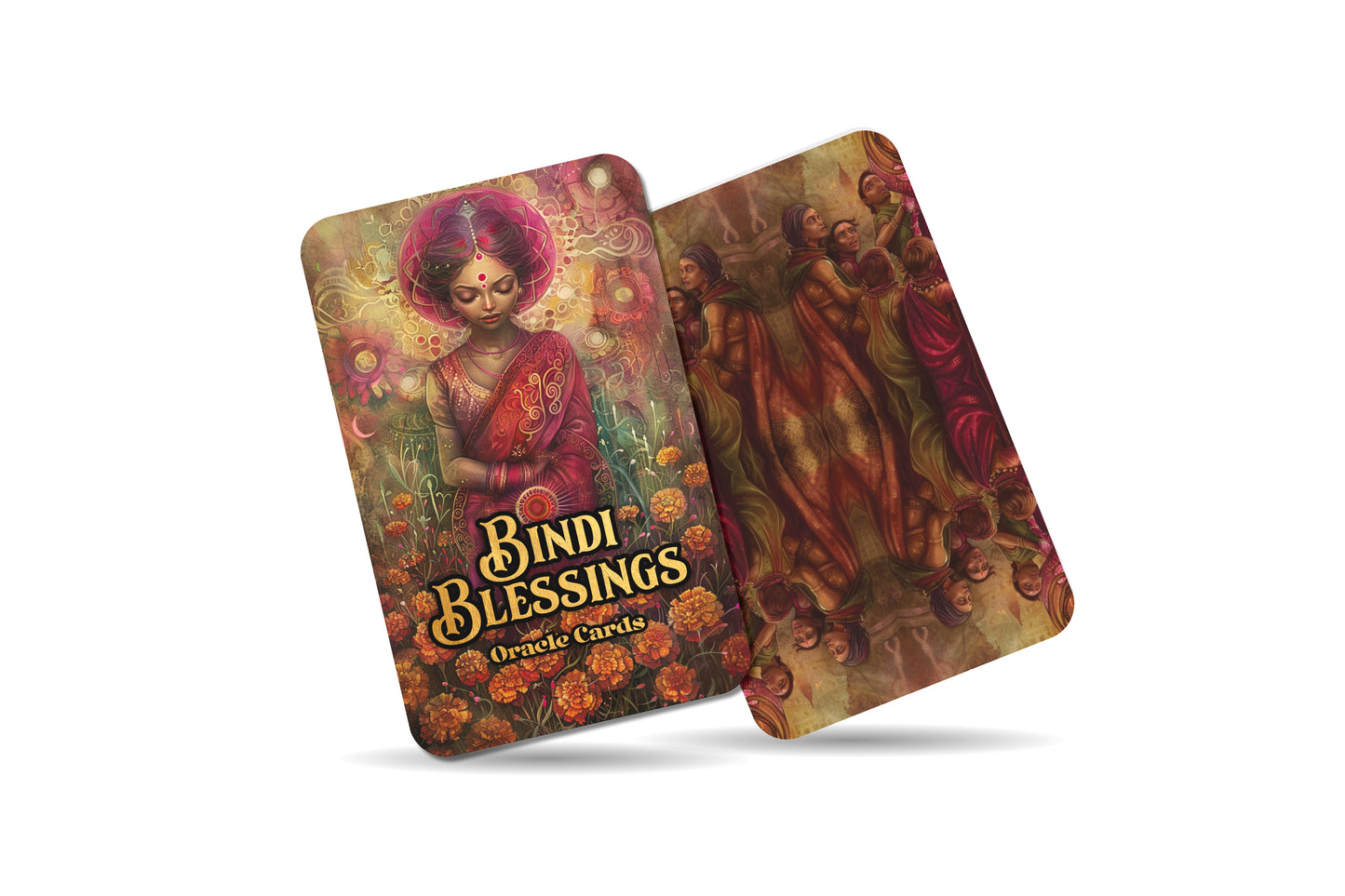 Bindi Blessings Oracle Cards – 22 Cards Feminine Energy Deck for Inner Strength & Cultural Wisdom