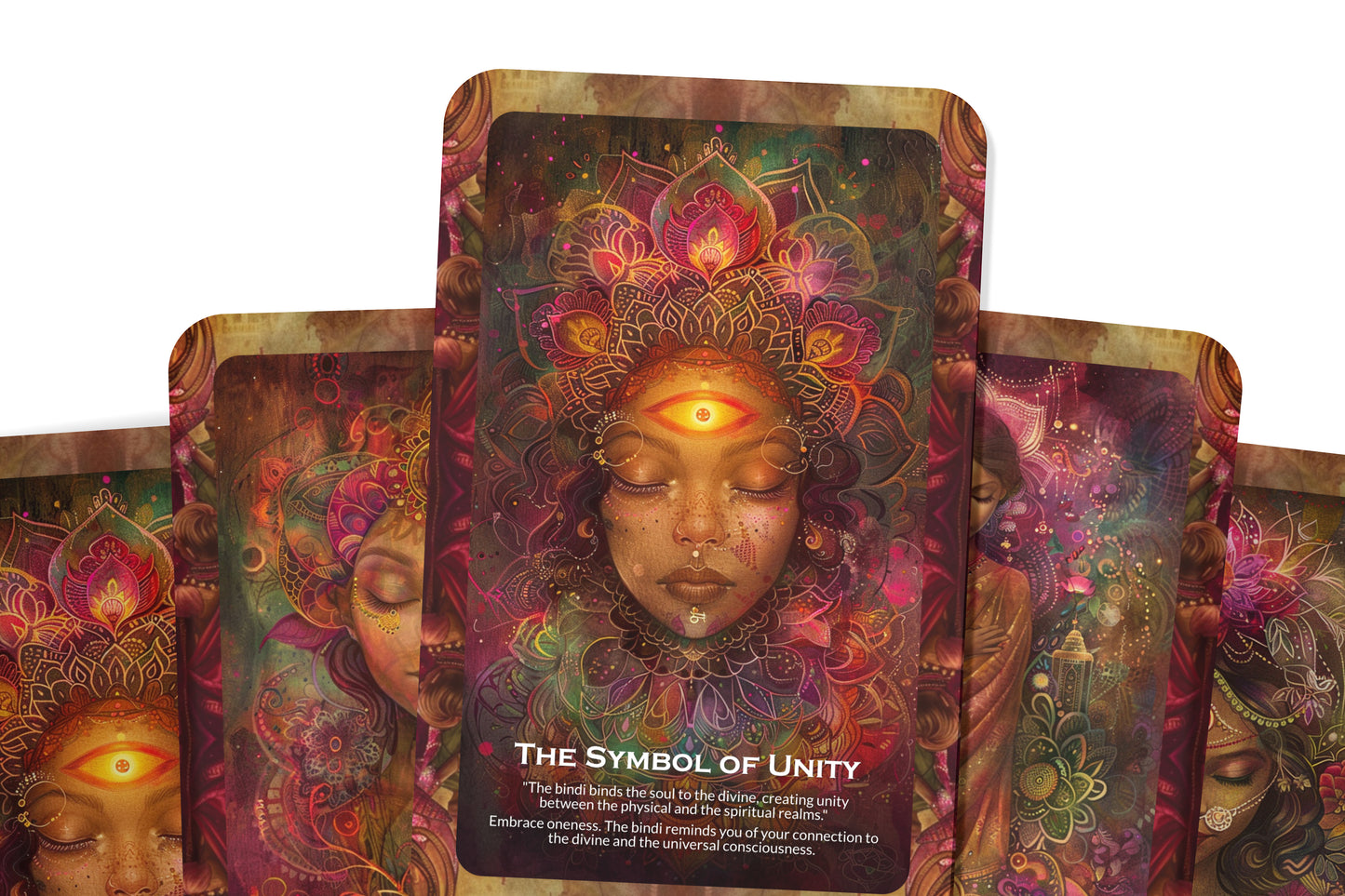 Bindi Blessings Oracle Cards – 22 Cards Feminine Energy Deck for Inner Strength & Cultural Wisdom