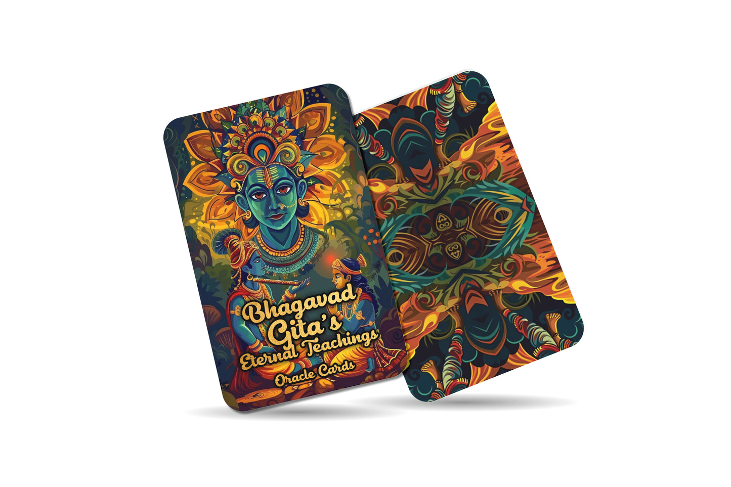 Bhagavad Gita’s Eternal Teachings Oracle Cards - 22 Oracle Cards - Revealing the timeless wisdom of the Bhagavad Gita