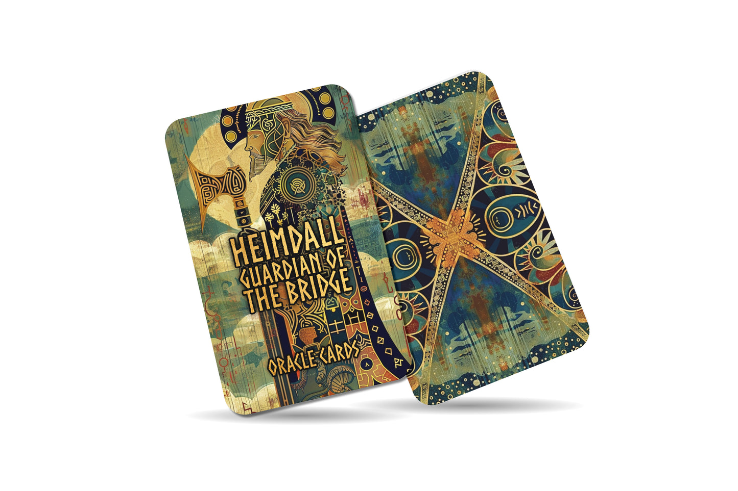 Heimdall - Guardian of the Bridge Oracle Deck Cards - Guarding the gates between worlds with vigilance and wisdom