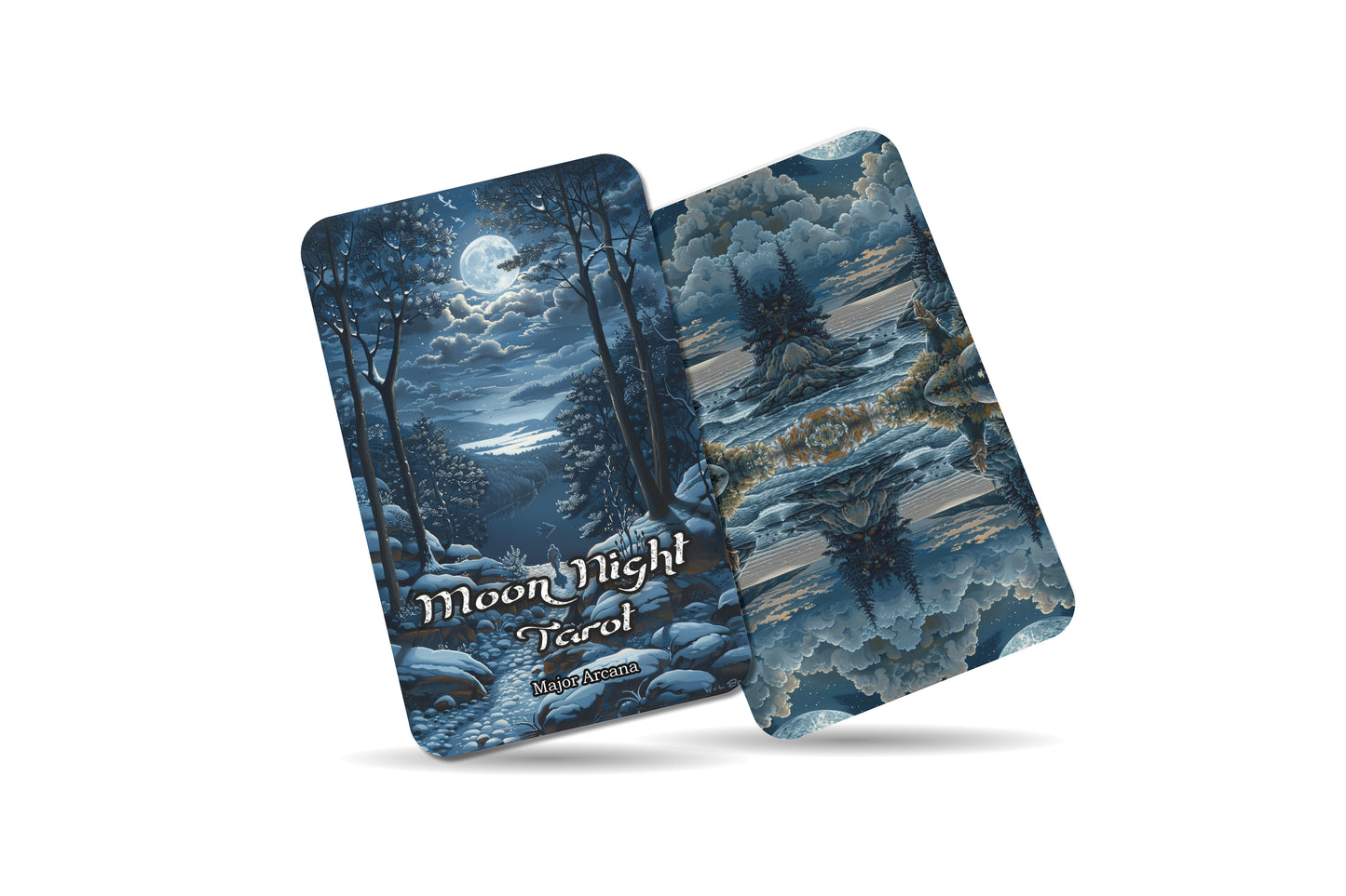 Moon Night Tarot - Major Arcana - A unique spiritual journey - Illuminating the soul under the mystical glow of the moon.