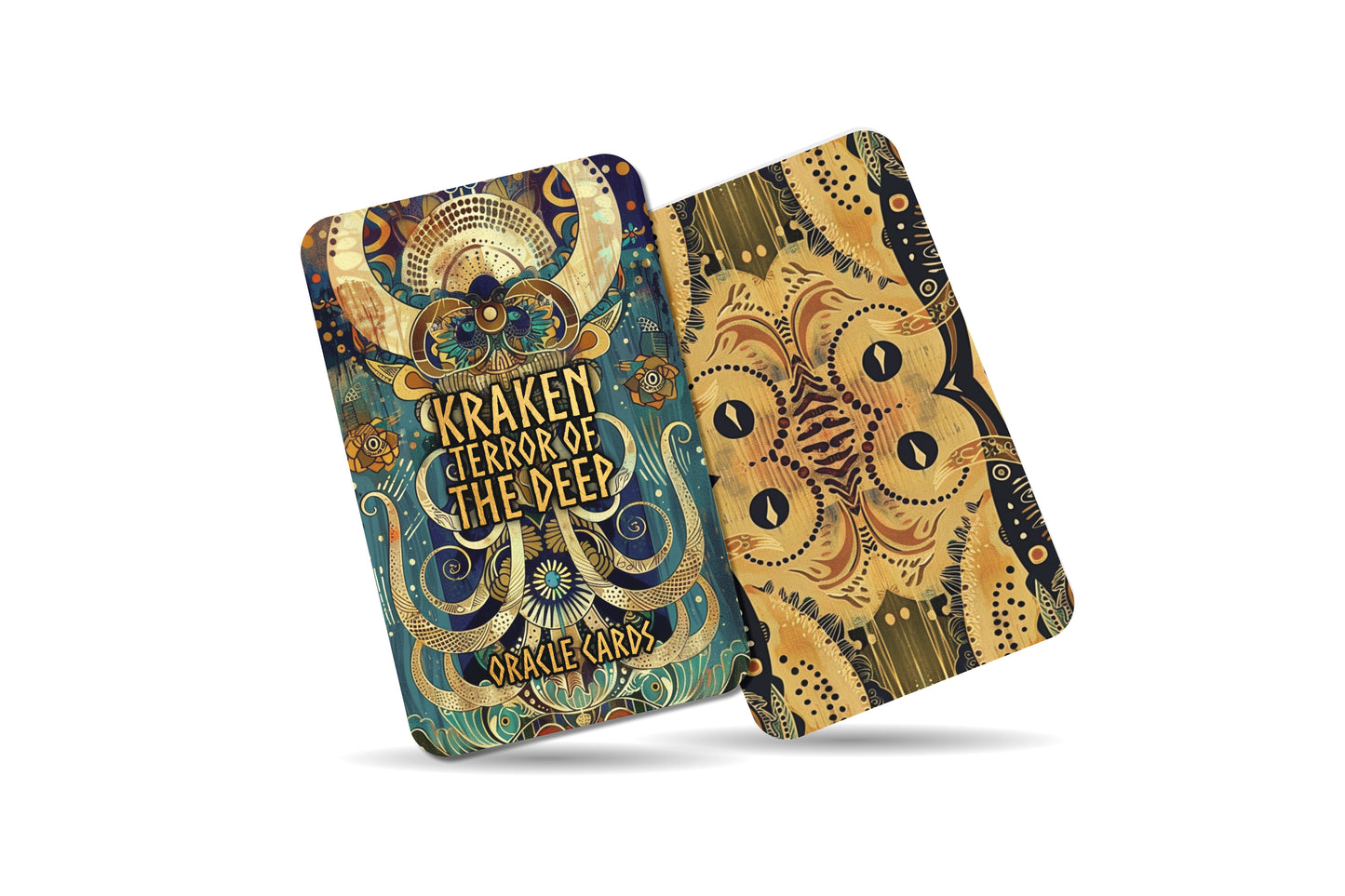 Kraken - Terror of the Deep Oracle Cards - Confronting the fears and depths of the unknown